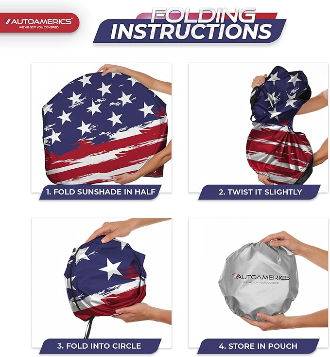 Autoamerics Truck Windshield Sun Shade - Image 7