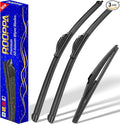 3 wipers Replacement for 2018-2023 Hyundai Kona/2019-2023 Hyundai Kona Electric by ROOPPA