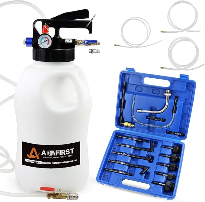 Transmission Fluid Transfer Pump Kit, 10L Pneumatic Fluid Extractor and by ADAFIRST