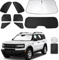 TINGLU Window Shades for Ford Bronco Sport 2021-2024 2025 Accessorie Car Side by TINGLU