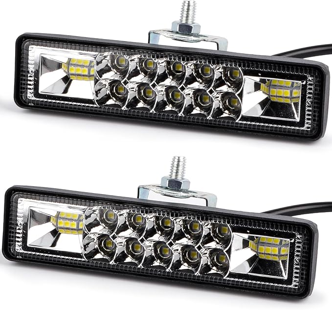 LIGBT 2PCS LED Light Bar 5.7 Inch Slim 60W Led Driving Lights Waterproof - Image 8