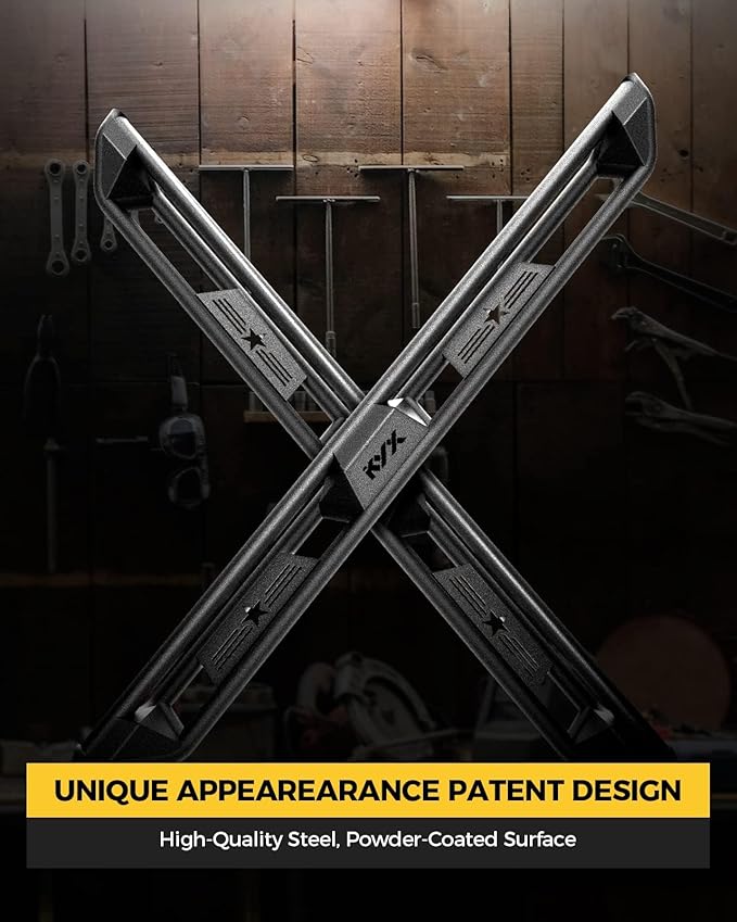 KYX Running Boards for 2005-2023 Toyota Tacoma Double Cab, Triple Tube Side - Image 3