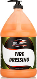 Swift Tire Dressing – Long Lasting High-Gloss Tire Shine Gel w/No Sling | by Swift+Auto+Care