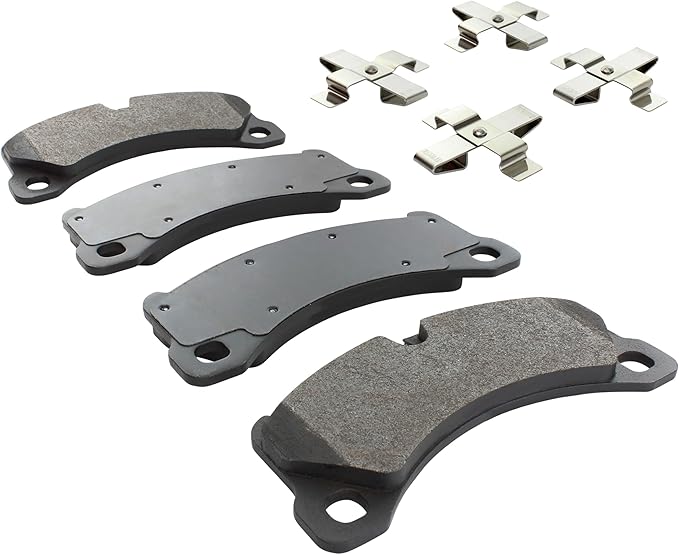 Premium Semi-Metallic Front Brake Pads Compatible - Image 2
