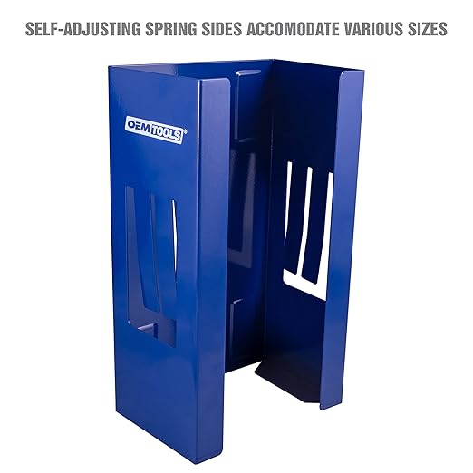 OEMTOOLS 23124 Blue Magnetic Glove Dispenser, Disposable Gloves Box Holder - Image 2