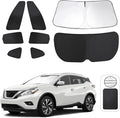 TINGLU Window Shades for Nissan Murano 2015-2024 Accessories Car Side Full by TINGLU