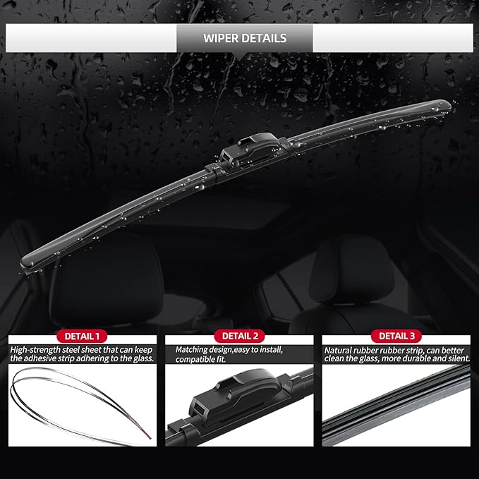 Front Windshield Wipers, 2-Piece Set - Image 4