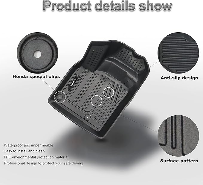 Compatible for 2025 2024 2023 2022 2021 Nissan Rogue Floor Mat Trunk Cargo - Image 3