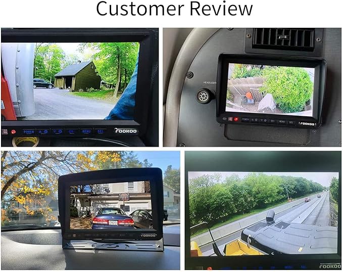 Fookoo Ⅱ HD Backup Camera System Kit, Sharp CCD Chip, 100% Not Wash Up - Image 3