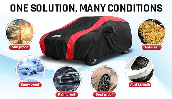SUV Cover Waterproof All Weather Protection - Image 5
