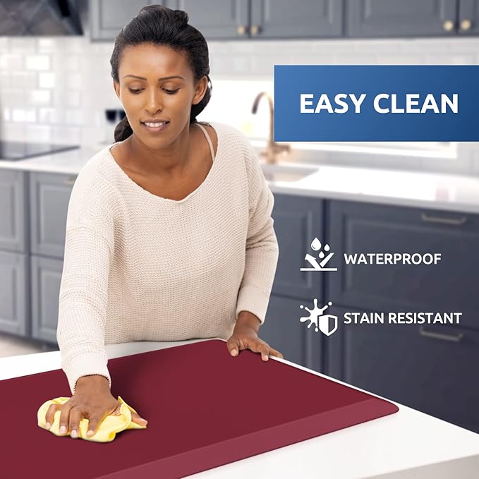 KitchenClouds Kitchen Mat Cushioned Anti Fatigue Kitchen Rug 17.3"x60" - Image 3