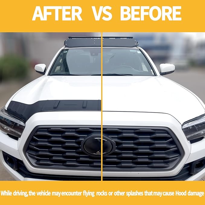 Hood Protector | Tailored for 2016-2023 Toyota Tacoma |Low Profile - Image 7