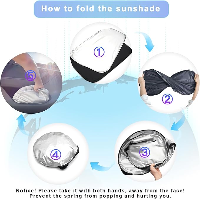 SXCY for 2018-2023 2024 BMW X3 Windshield Sunshade for 2021-2023 2024 X3 - Image 6