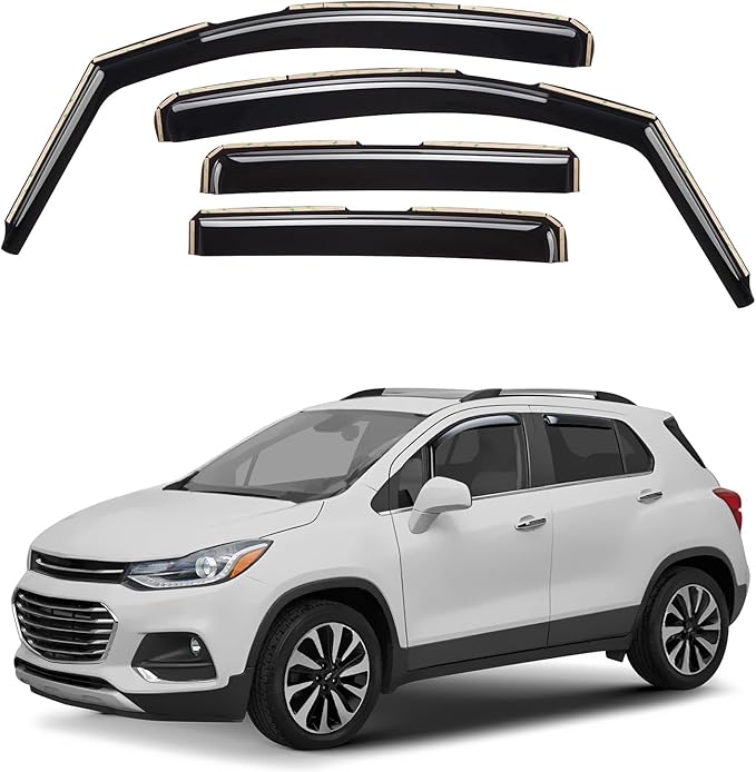 Window Deflectors Smoke Tinted In-Channel Side Window Vent Visor Deflectors by Unknown