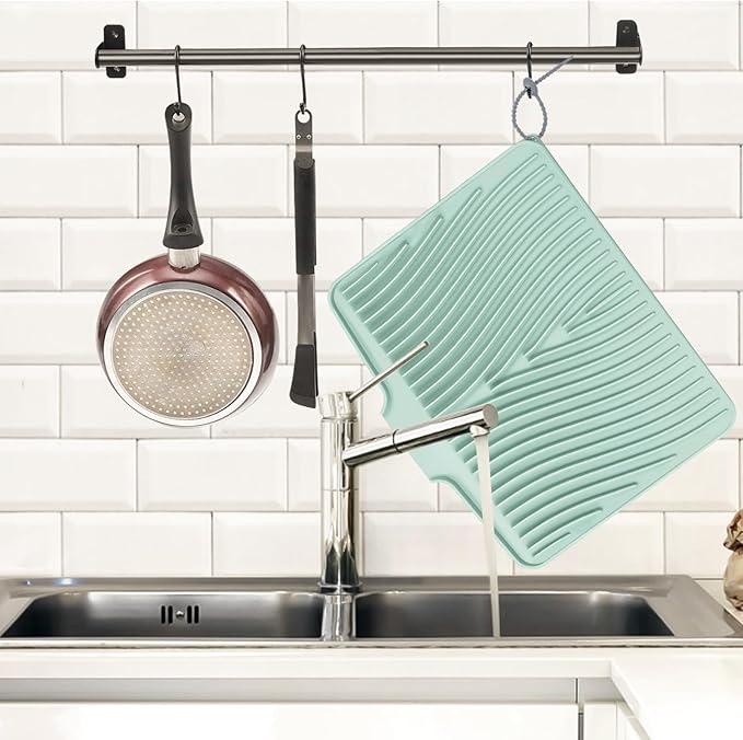 Silicone Dish Drying Mat, Stone Drying Mat - Image 3