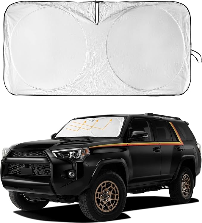 Car Windshield Sun Shade for 4Runner 2003-2009-Sunshade for Front Window Cover by INSAUTO