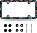 Mandala Flower License Plate Frame License Plate Stainless Steel Parts Funny by GORSNKYE