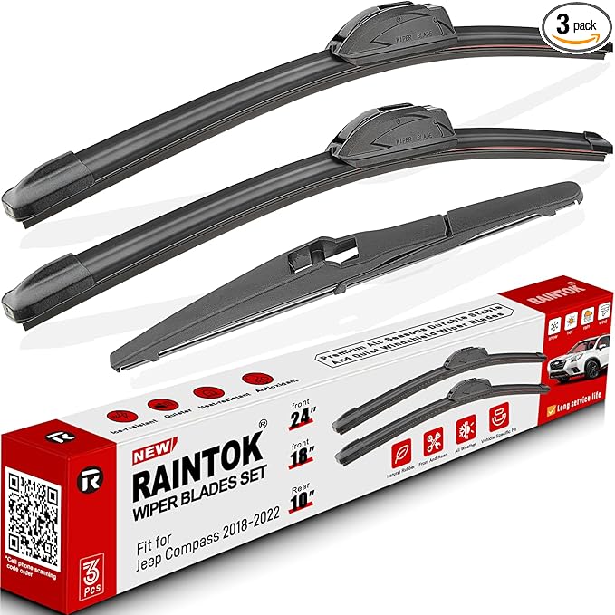 Windshield Wiper Blade Set Replacement by RAINTOK