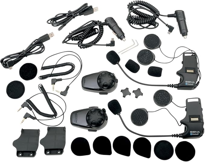 Sena SMH10D-10 Motorcycle Bluetooth Headset/Intercom Communication System - Image 2