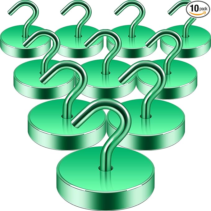 Neosmuk Magnetic Hooks, Cruise Ship Essentials, 100lb+ Heavy Duty Magnetic Hooks by Neosmuk