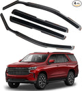 in Channel Rain Guards Fit for Chevrolet Chevy Suburban 2021 2022 2023 2024 2025 by CHYKORLA