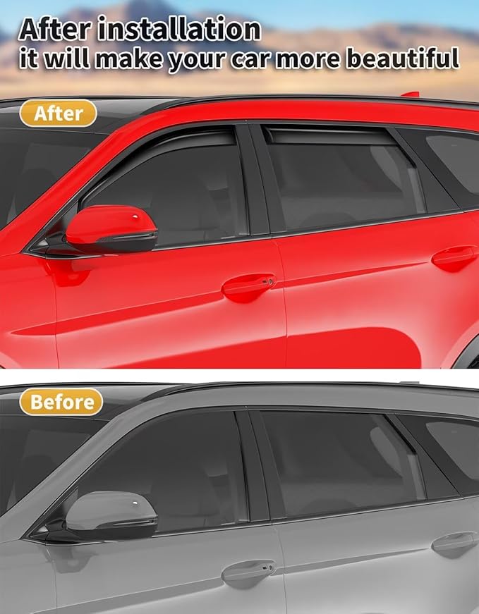 in-Channel Window Rain Guards Fit - Image 5