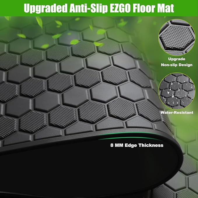 EZGO TXT Golf Cart Full Coverage Floor Liner Mat, fits EZGO TXT, Express S4 - Image 3