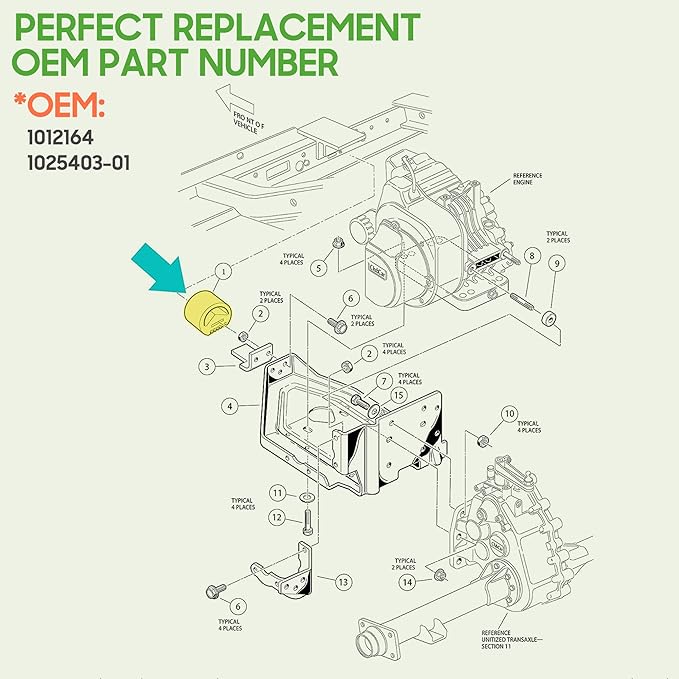 10L0L Motor Mount Vibration Dampener Engine Snubber - Image 6