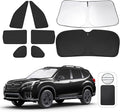 TINGLU Window Shades for Subaru Forester 2019-2024 Accessories Car Side Full by TINGLU