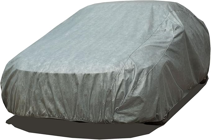All Weather Waterproof Car Cover, 7-Layer Non-Woven Cotton Car Covers by SeasonGuard