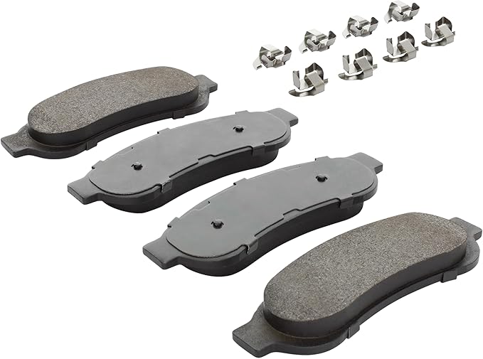 Premium Semi-Metallic Rear Brake Pads Compatible - Image 2