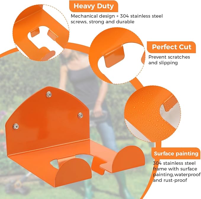 Weedeater Rack, 2 Pack Weed Eater Hanger, Weed Eater Rack - Image 3