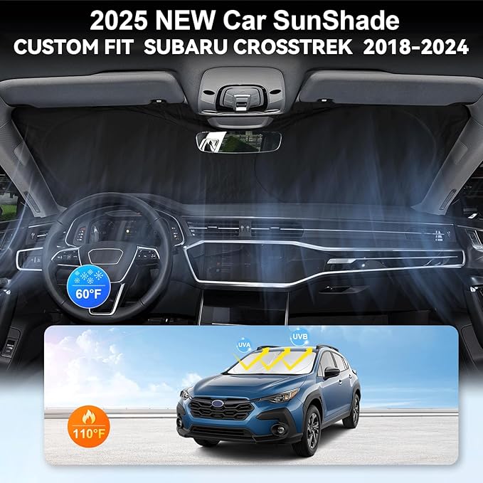 Custom Fit 2025 2026 Crosstrek Wagon Sunshade - Image 4
