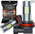 SEALIGHT H11 H8 H16 LED Fog Light Bulbs or DRL, Real 360° illumination Fog Bulbs by SEALIGHT
