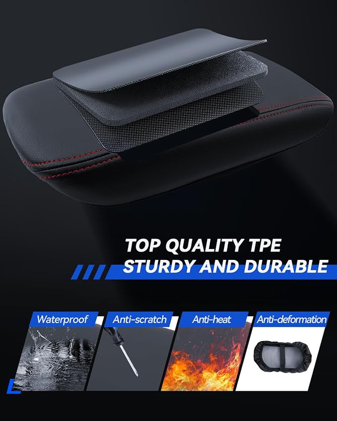 Armrest Cover for Chevy Trailblazer 2021 2022 2023 2024 2025 2026 Accessories - Image 6