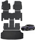 Floor Mats & Trunk Mat for KIA EV9 2024 2025 2026 6-Seats Version-2 Row Bucket by SANBAN-AXE