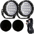 BIGLION.X Pair 160w 5 Inch Round Led Offroad Driving Lights Fog Lights 18800LM by BIGLIONX