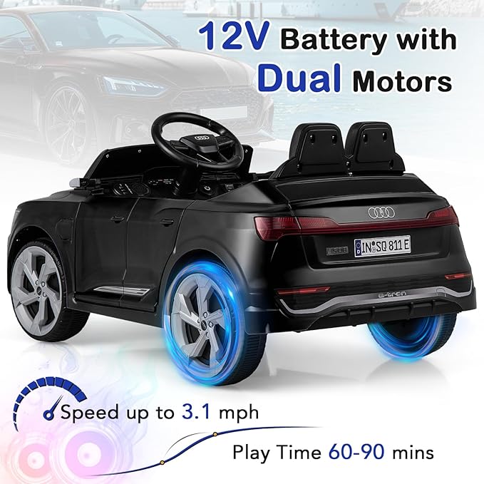 Licensed Audi SQ8 Ride on Car by OLAKIDS, 12V Kids Electric Vehicle - Image 5