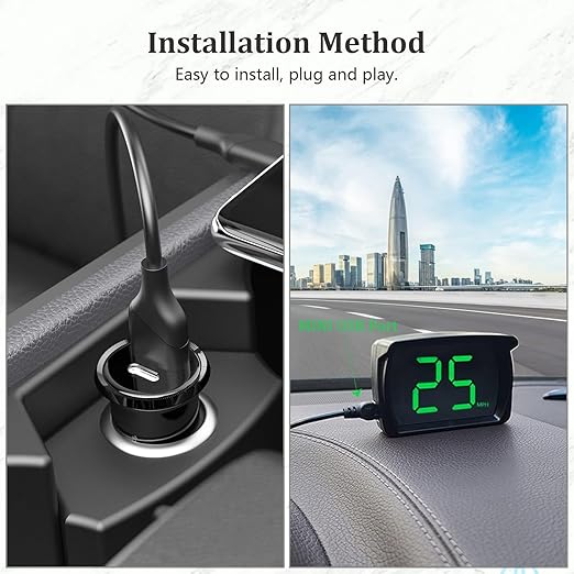 GPS Speedometer Digital Speedometer Cars Heads Up Display Y03 - Image 7
