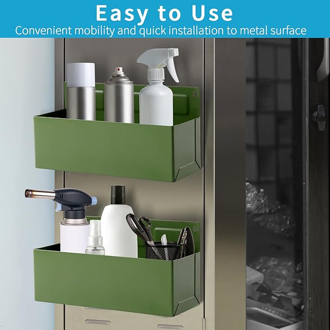 Magnetic Aerosol Spray Can Holder, Magnet Toolbox Bottle Holder, Tool Box - Image 4
