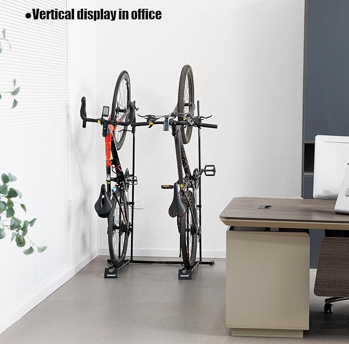 Bike Stand, Vertical Bike Rack For Indoor Bike Storage, Upright Bicycle Stand - Image 2