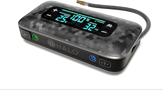 HALO Bolt Ultimate 3 Portable Car Battery Jump Starter | 130 PSI Air Compressor - Image 2