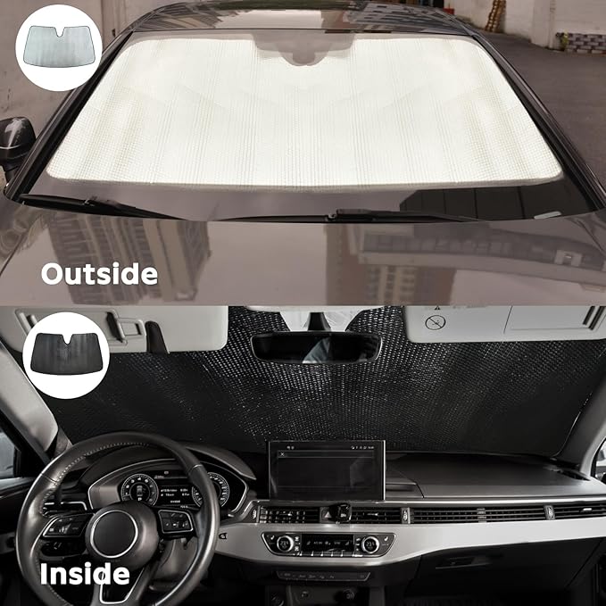 Windshield Sun Shade for Volvo XC60 2018-2025 - Image 7
