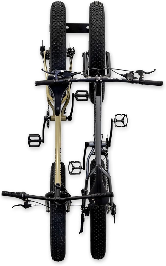 StoreYourBoard BLAT Bike Fat Tire Wall Rack, Holds 2 Bikes, Home and Garage - Image 7