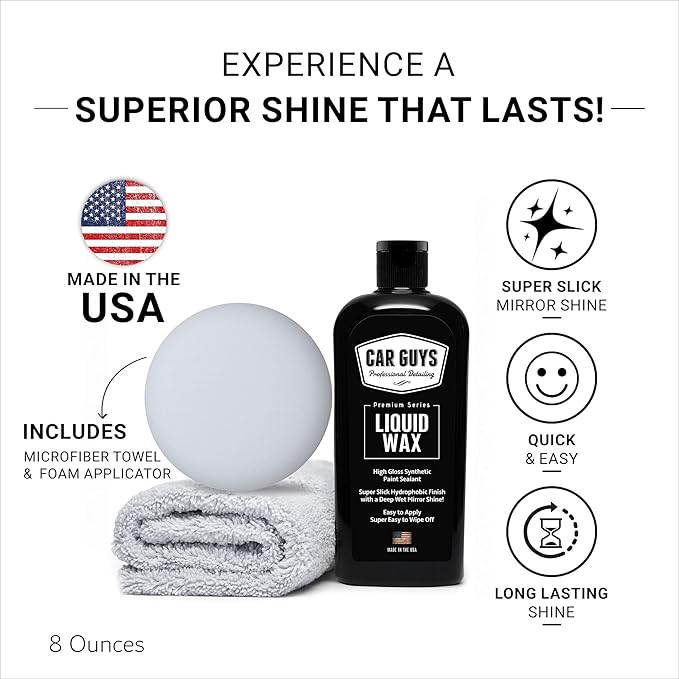 CAR GUYS Liquid Wax | Advanced Car Wax | Superior Protection - Image 2