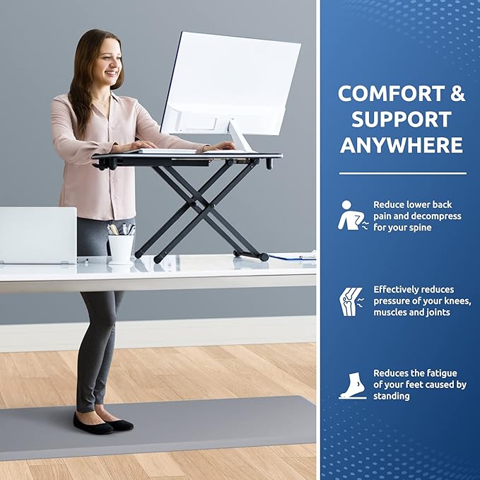 KitchenClouds Cushioned Anti Fatigue Kitchen Rug, Waterproof Non Slip, Standing - Image 4