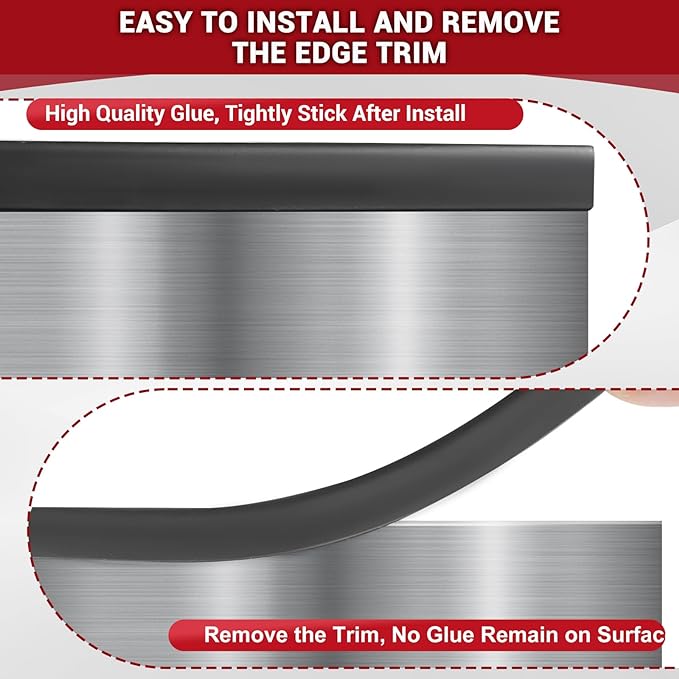 EPDM Rubber Edge Trim, 1/8" Self Adhesive, Fit - Image 4