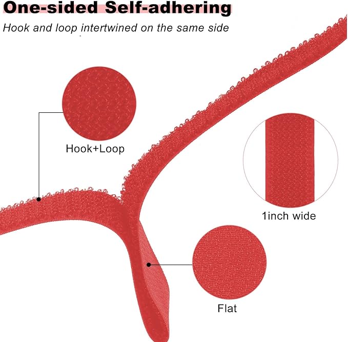 1"x16ft Hook and Loop Straps - Image 3