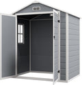 Outsunny 6' x 4.5' Outdoor Storage Shed, Plastic Shed by Outsunny