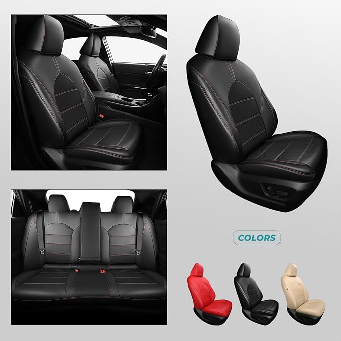 for Toyota Camry Seat Covers XLE XSE V6 2018 2019 2020 2021 2022 2023 2024 - Image 8